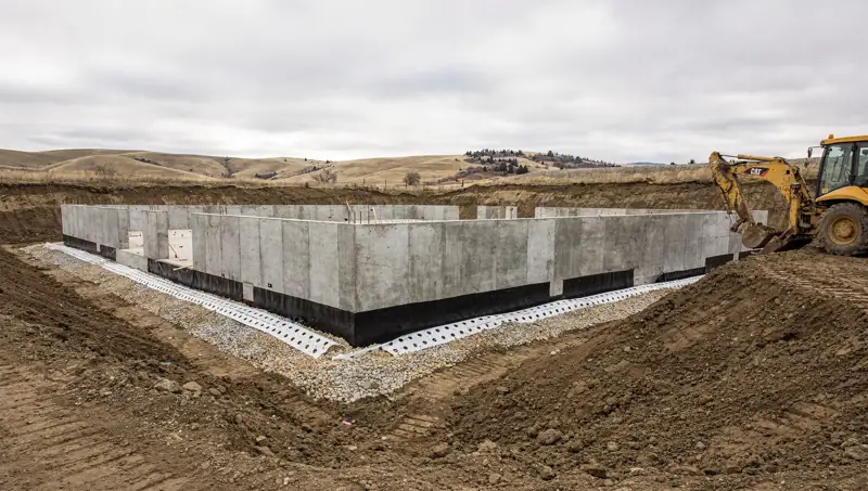 Basement walls and drain tile